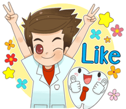 Smart Dentist and the smart teeth sticker #11576600