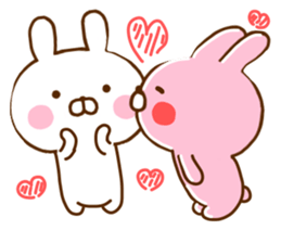 Rabbit Usahina Love 6 sticker #11577033