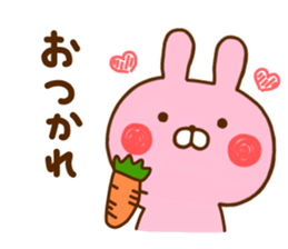 Rabbit Usahina Love 6 sticker #11577047