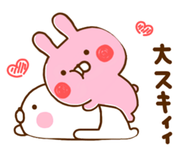 Rabbit Usahina Love 6 sticker #11577064