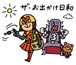 Do your best. Active heroes. sticker #11577872