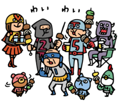 Do your best. Active heroes. sticker #11577886