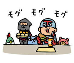 Do your best. Active heroes. sticker #11577901