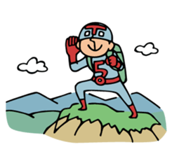 Do your best. Active heroes. sticker #11577905