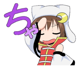 The Japanese cursive syllabary.Kya~Ryo sticker #11578455