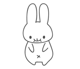 Fatty Bunny sticker #11578826