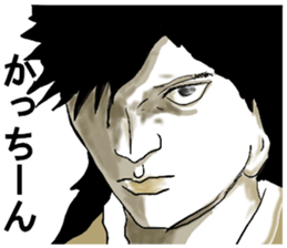 representation sticker in the face 2 sticker #11578897