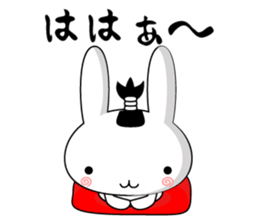 Rabbit-Samurai Sticker sticker #11579075