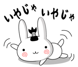 Rabbit-Samurai Sticker sticker #11579077