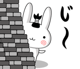 Rabbit-Samurai Sticker sticker #11579082