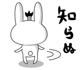 Rabbit-Samurai Sticker sticker #11579083