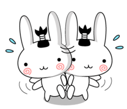 Rabbit-Samurai Sticker sticker #11579097