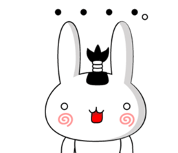 Rabbit-Samurai Sticker sticker #11579107