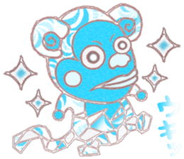 Hangs from cute material,Saruko orumo sticker #11579497