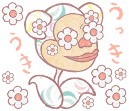 Hangs from cute material,Saruko orumo sticker #11579505