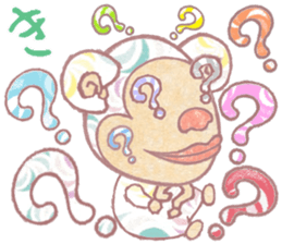 Hangs from cute material,Saruko orumo sticker #11579507