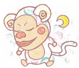 Hangs from cute material,Saruko orumo sticker #11579511