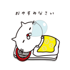 Red-nosed cats and tennis sticker #11579605