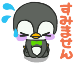 Bow Tie Penguin sticker #11579924