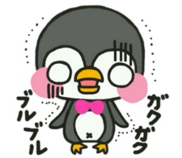 Bow Tie Penguin sticker #11579925