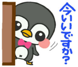 Bow Tie Penguin sticker #11579927