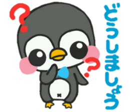 Bow Tie Penguin sticker #11579930