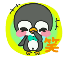 Bow Tie Penguin sticker #11579935