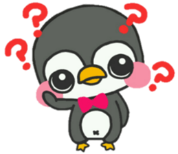 Bow Tie Penguin sticker #11579948