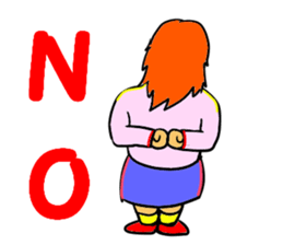 Cute girls 1 sticker #11580003