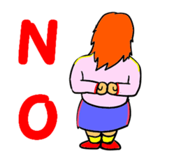 Cute girls 1 sticker #11580003