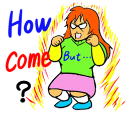 Cute girls 1 sticker #11580008