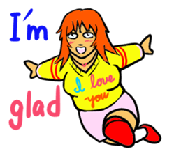 Cute girls 1 sticker #11580011