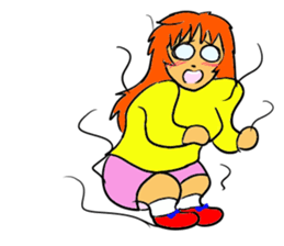 Cute girls 1 sticker #11580013