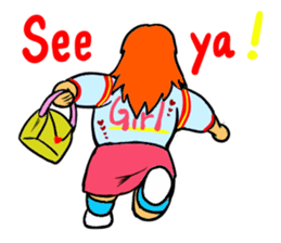 Cute girls 1 sticker #11580015