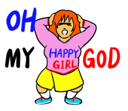 Cute girls 1 sticker #11580022