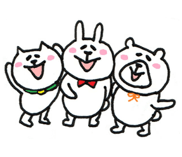 usatan and nekotan3 sticker #11580200