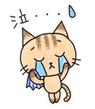 "MAYUNEKO" The cats with eyebrows! sticker #11580348