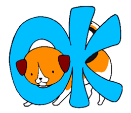 Lucky dog "Fuku"1 sticker #11580432