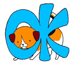 Lucky dog "Fuku"1 sticker #11580432