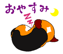 Lucky dog "Fuku"1 sticker #11580441