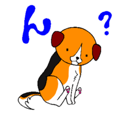 Lucky dog "Fuku"1 sticker #11580458