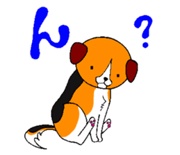 Lucky dog "Fuku"1 sticker #11580458