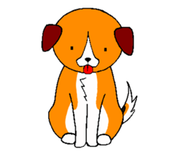 Lucky dog "Fuku"1 sticker #11580461