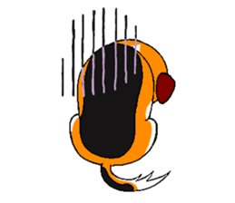 Lucky dog "Fuku"1 sticker #11580464