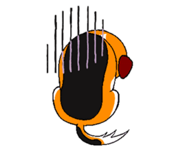 Lucky dog "Fuku"1 sticker #11580464