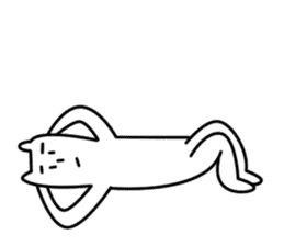 Reticent cats sticker #11580952