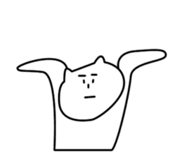 Reticent cats sticker #11580953