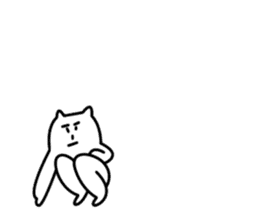 Reticent cats sticker #11580964