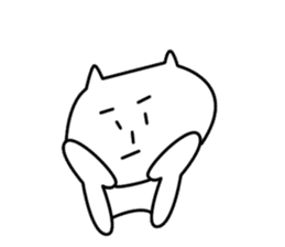 Reticent cats sticker #11580968