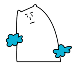 Reticent cats sticker #11580970